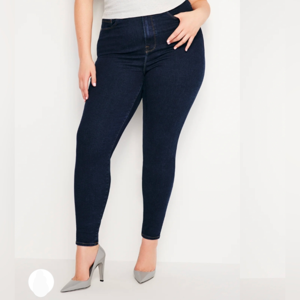 Good American Good Legs Always Fits Good Classic Skinny Jeans 28-32 Dark Blue